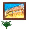 Quadro Decorativo Com Moldura Para Sala Estampa Coliseu - 1