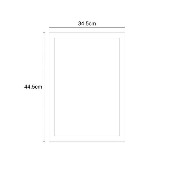 Quadro Decorativo Com Moldura Para Sala Estampa Inverno - 3