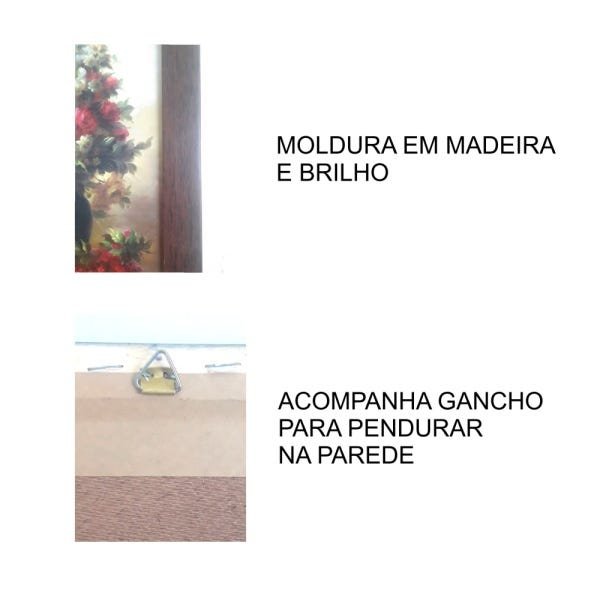Quadro Decorativo Com Moldura Para Sala Estampa Inverno - 2