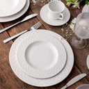 Ver imagem 2 de Jogo 12 Pratos Rasos Porcelana Branca 27cm Tramontina Ingrid Cozinha Servir Mesa Posta Jantar Almoç