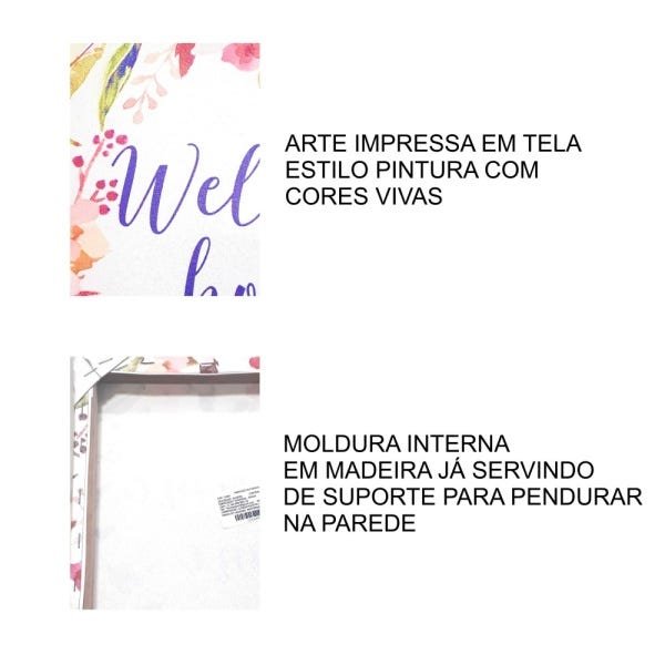 Quadro Decorativo Para Sala Estampa Cuba de Banheiro Espelho - 2