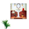 Quadro Decorativo Para Sala Estampa Cuba de Banheiro Espelho - 1
