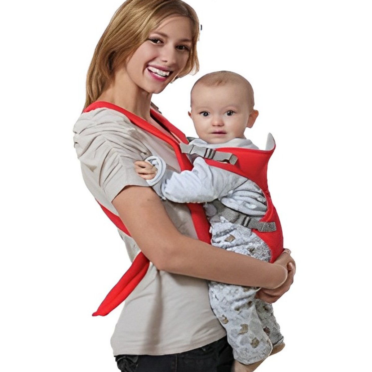 Canguru Carrega Bebê Ergonômico Passeio - Importway 3 em 1 Posições ...