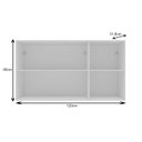 Ver imagem 2 de Armário Aéreo 120cm com 3 Portas 2323 Provençal Mademóvel