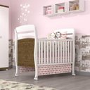 Ver imagem 4 de Berço Mini Cama com Suporte Mosquiteiro Crystal Tcil Móveis