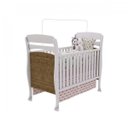 Ver imagem 2 de Berço Mini Cama com Suporte Mosquiteiro Crystal Tcil Móveis