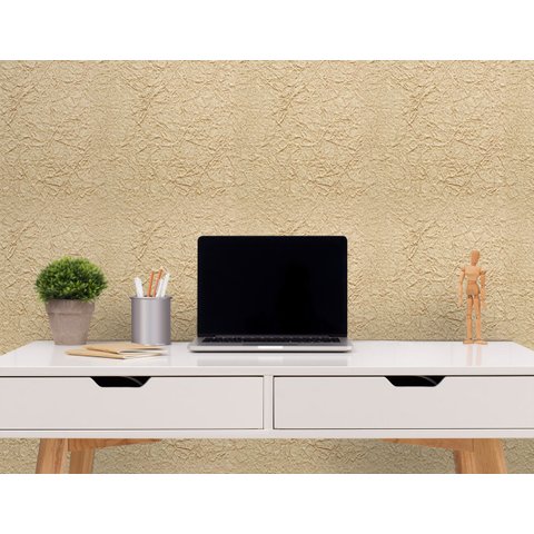 Papel de Parede Textura Papel Amassado Arte Destaque 3,50 Metros