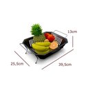 Ver imagem 2 de Fruteira de Mesa com Cesta em Plástico - Stolf Preto