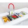 Kit Cuba Gourmet em Inox Dupla para Cozinha - Linha Ultra - LMS-FSH-7802 - 1