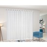 Cortina para Sala Voil Branca 4m x 2,80 Lisa Ideal para Varão de 3 Metros Simples - 2