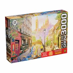 Quebra-cabeça - 3000 Peças - Montmartre - França - Grow - 1