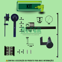 Ver imagem 3 de Kit para Porta até 75cm Roldana Aparente Tubular Preto - 1,50m (sem a Porta)
