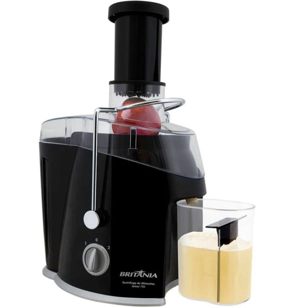 Centrífuga de Alimentos Juicer 700 400w Preta Britânia 220v - 3