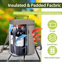 Ver imagem 5 de Bolsa Térmica para Vinhos Kato (cinza 4 Garrafas)