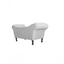 Ver imagem 2 de Recamier Sofá Divã Namoradeira Dubai Suede Branco - Fm