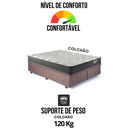 Ver mais imagens de Cama Box King com Baú 193x203 com Colchão Adapto Molas Ensacadas Ecoflex Suede