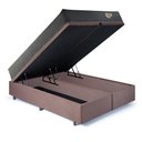 Ver imagem 6 de Cama Box King com Baú 193x203 com Colchão Adapto Molas Ensacadas Ecoflex Suede