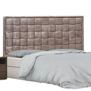 Ver imagem 2 de Cabeceira Estofada Cama Box Queen 1,60 Quadra para Quarto em Veludo Rosê - Larbelle