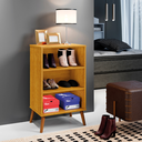 Ver imagem 2 de Sapateira e Organizador 2 Portas Multiuso Retrô com Prateleiras Sala Quarto