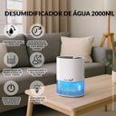 Ver imagem 3 de Desumidificador Antimofo Secar Ar Elétrico 2000ml Led Lâmpada Ambiente 7 Cores Branco Importway