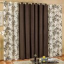 Ver imagem 1 de Cortina Algodão Floral 2 Folhas Floratta Bia Enxovais 2,00mx1,70m