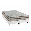 Ver imagem 1 de Conjunto Box King: Colchão Molas D Angelis Anjos Ensacadas Classic + Base Crc Courano White (