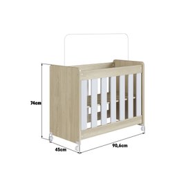 Mini Berço para Quarto de Bebê 4 em 1 Evolutivo - 3