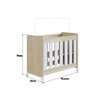 Mini Berço para Quarto de Bebê 4 em 1 Evolutivo - 4