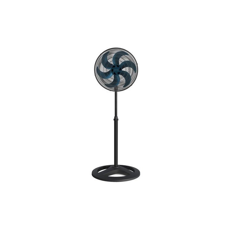 Ventilador Coluna Azul 40cm Pedestal 200V Turbo Ventisol