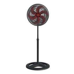 Ventilador Coluna Vermelho 50cm Pedestal 110V Turbo Ventisol - 2