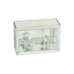 Nicho Parede Espelhado Prata Luxo Decoração - 3