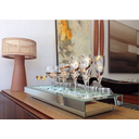 Ver imagem 3 de Bandeja Espelho Prata Sala Cozinha Decorar 50x25 Inova Decor