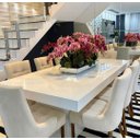 Ver imagem 4 de Bandeja Espelho Prata Sala Cozinha Decorar 50x25 Inova Decor