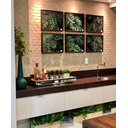 Ver imagem 3 de Bandeja Espelhada Prata Luxo Sala Cozinha Decoração 50x30