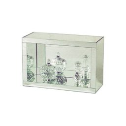 Nicho Banheiro Espelhado Prata Luxo Decoração - 1