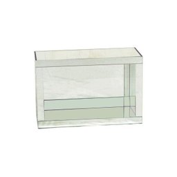 Nicho Banheiro Espelhado Prata Luxo Decoração - 5