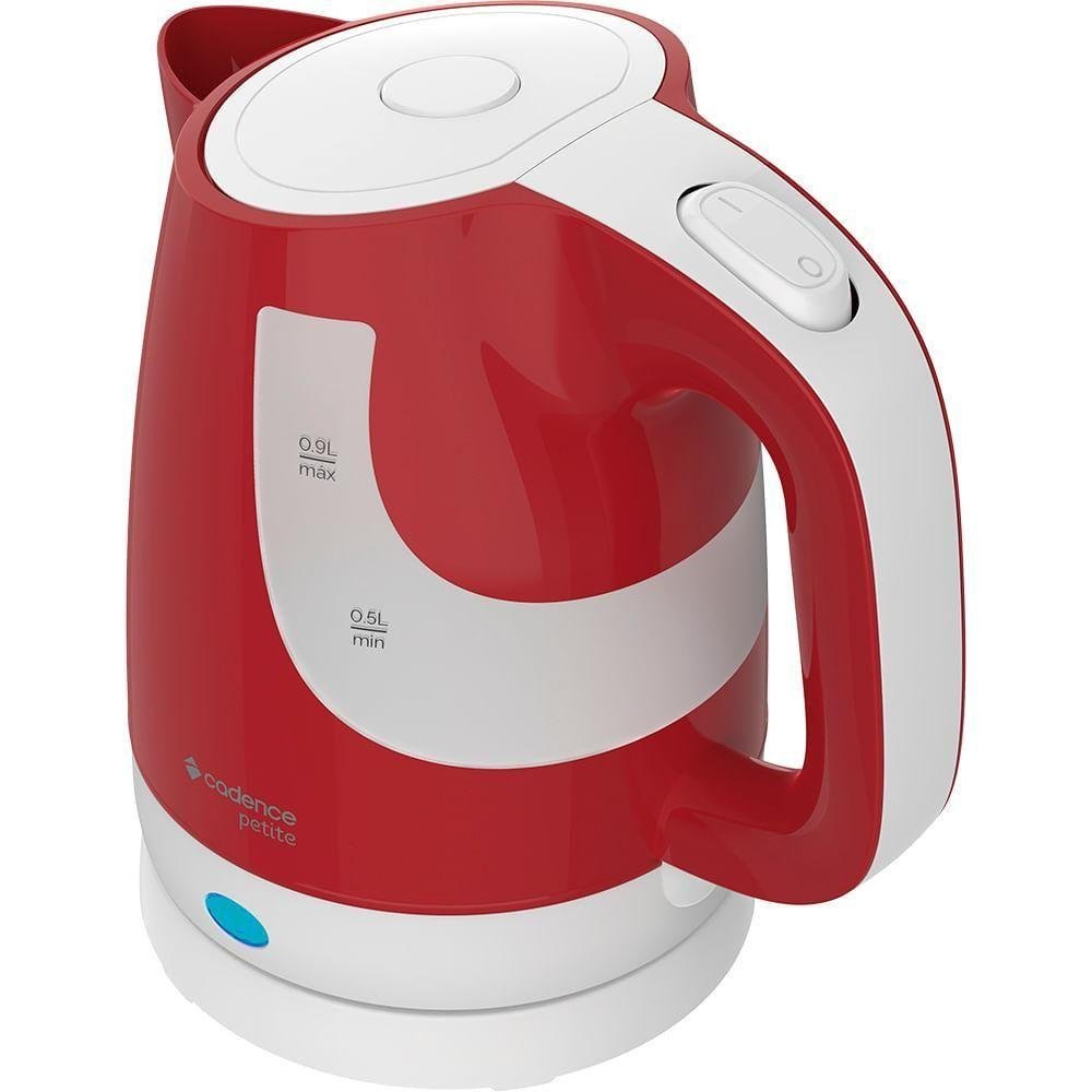 Kit Trio Vermelho Cadence - Cafeteira Chaleira Mixer 220v - 5