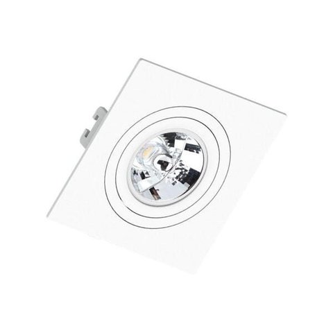 Embutido Face Plana para Ar70 Quadrado Branco Saveenergy