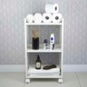 Estante Multiuso Armário Móvel para Banheiro com Rodinhas 40cm - 2