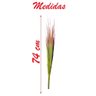 Kit 2 Folhagem Capim Verde Ponta Avermelhada Artificial 74cm - 2