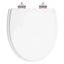 Ver imagem 1 de Assento Sanitário Poliester Soft Close Eros Branco para vaso Incepa