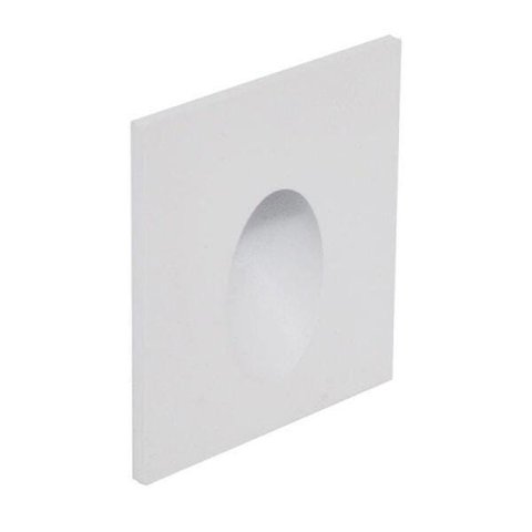 Balizador de Embutir Led Quadrado 0,75w 3961C-S Branco - Interlight