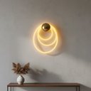 Ver imagem 5 de Arandela Moderna Hose Dourada 38cm Led 50w 3000k Bivolt Ds8256 Delis