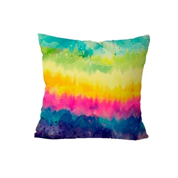 Kit de Almofadas Cheias com Nó Tie Dye Amarelo 03 Peças - 2