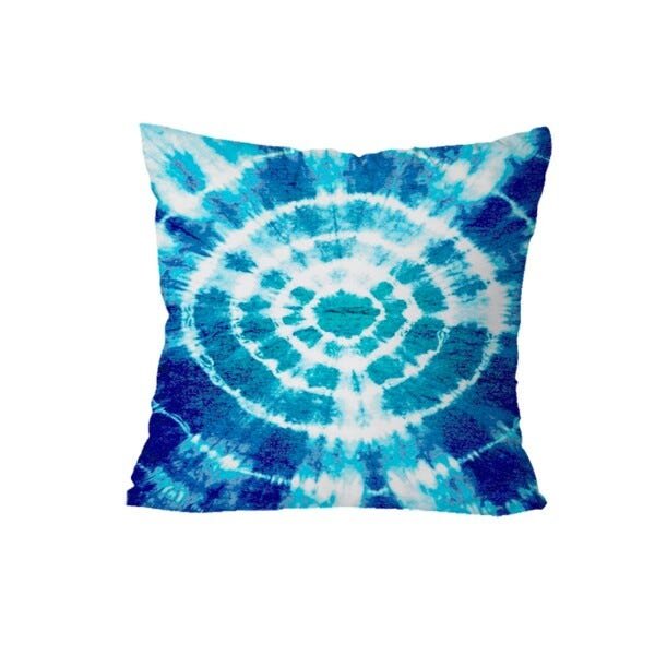 Kit de Almofadas Cheias com Nó Tie Dye Branco 03 Peças - 2