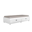 Ver imagem 2 de Cama Solteiro 2 Gavetas Puff Conquista Móveis