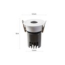 Ver imagem 5 de Spot de Embutir Nordecor Zaon Redondo Led Alto Irc 97 7w Bivolt Branco 2700k Luz Amarela 6512