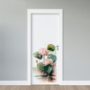 Ver imagem 1 de Adesivo de Porta - Flor de Lótus Aquarela