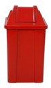 Ver imagem 1 de Cesto Quadrado Com Tampa Vai E Vem 60 Litros:Vermelho
