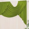 Cortina Thati Palha/Verde 3,00M x 2,60M para Varão Simples - 2